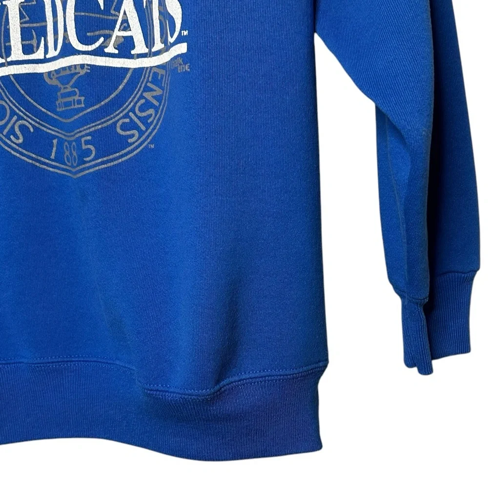 Vintage 90s Arizona Wildcats Crewneck USA Made Hanes Blue L
